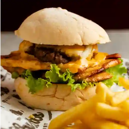 Hamburguesa de Carne y Pollo