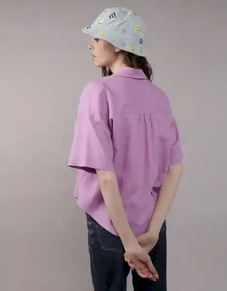 Camisa Mujer Morado Talla: SMALL 6065500 American Eagle
