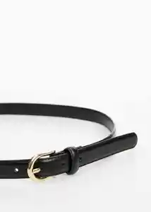 Cinturón Nico Negro Talla M Mujer Mango