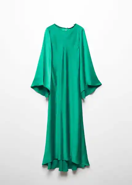 Vestido Rosa-A Verde Talla Xl Mujer Mango