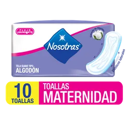 Nosotras Toalla Higiénicas Maternidad