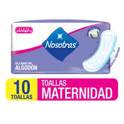 Nosotras Toalla Higiénicas Maternidad