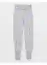 Pantalón de Pijama Aerie Gris Talla MEDIUM American Eagle