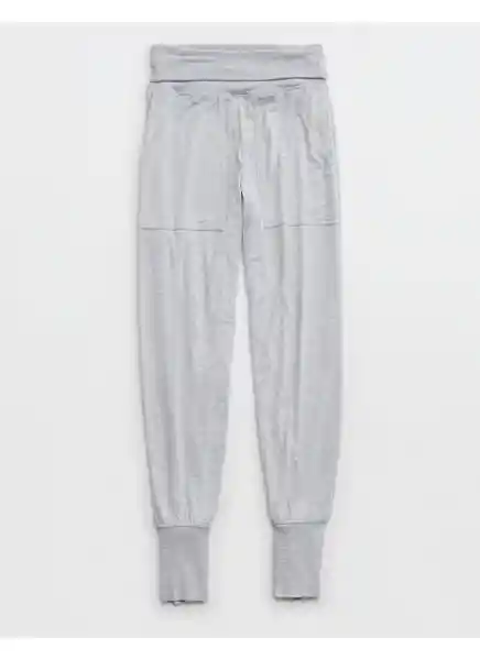 Pantalón de Pijama Aerie Gris Talla MEDIUM American Eagle
