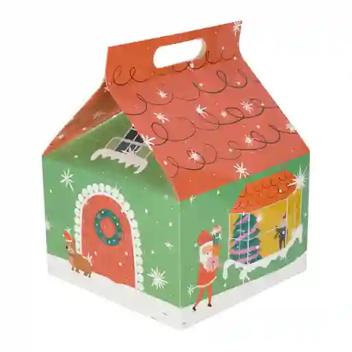 Set Caja Casa Navidadeña Diseño 0001 Casaideas