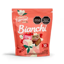 Barras de Chocolate Bianchi Blandas Con Sabor a Fresa y Café (100 Gr)
