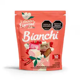 Barras de Chocolate Bianchi Blandas Con Sabor a Fresa y Café (100 Gr)