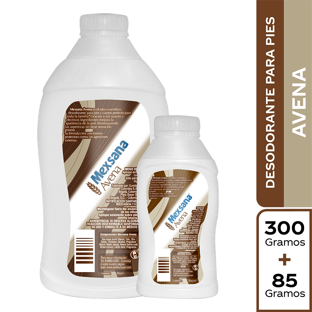 Mexsana Kit Talco Avena + Talco 300 g
