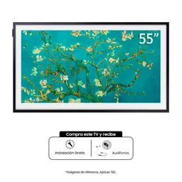 Televisor Samsung 55 Pulgadas Qled Uhd4k Lifestyle Fqn55ls03bak2