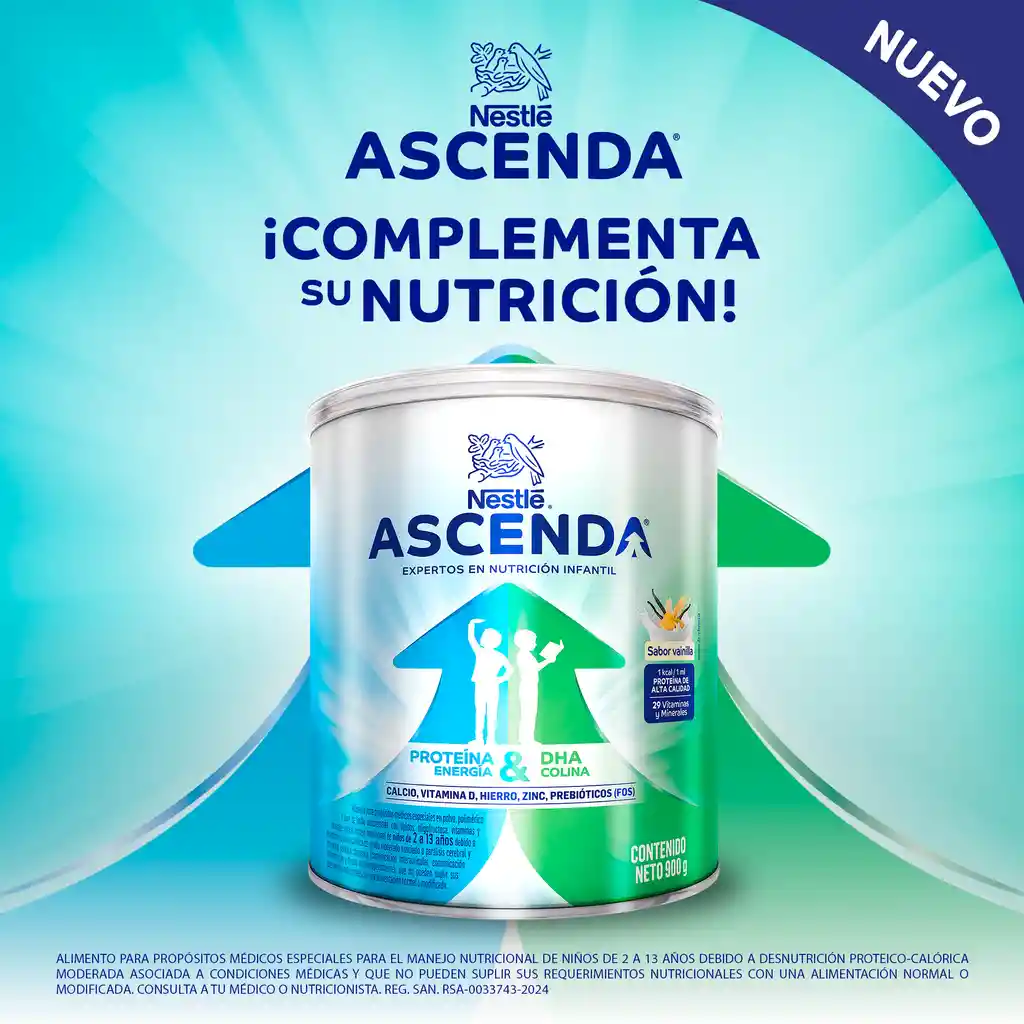 Complemento nutricional ASCENDA x 900g