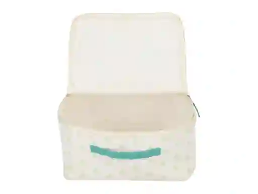 Organizador Con Cierre Canvas Blanco 35 x 35 Casaideas