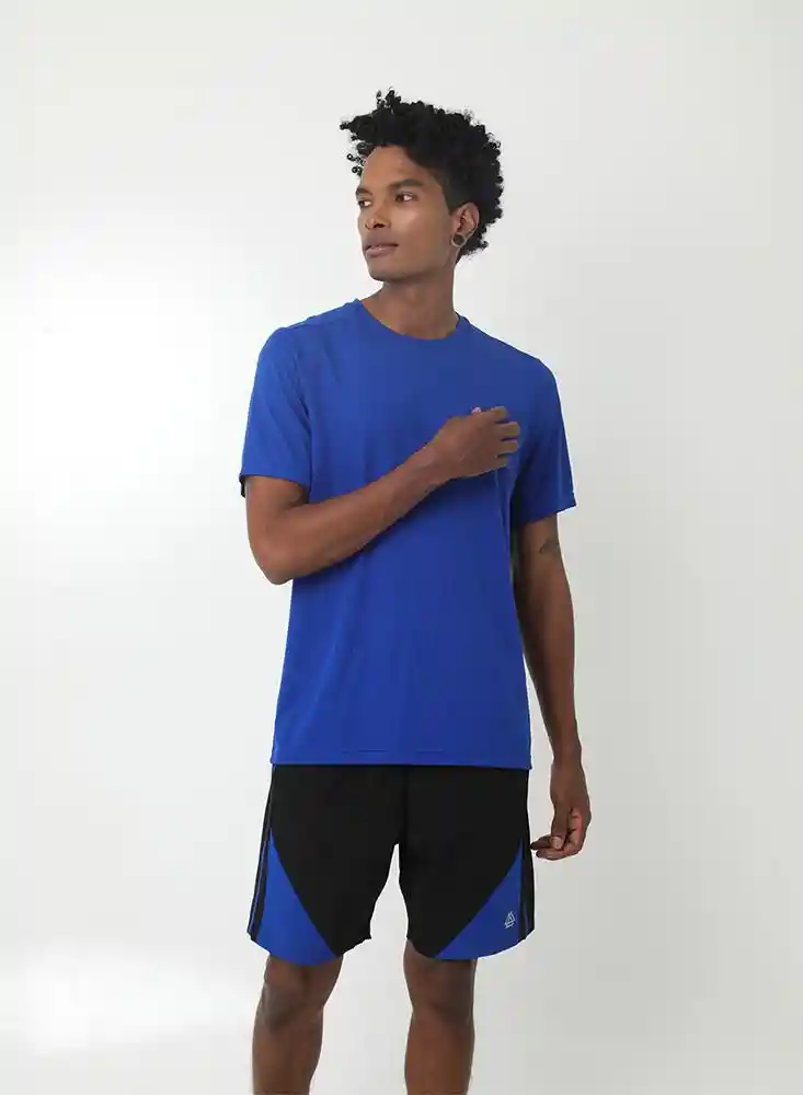 Camiseta Mc S-azul Rey