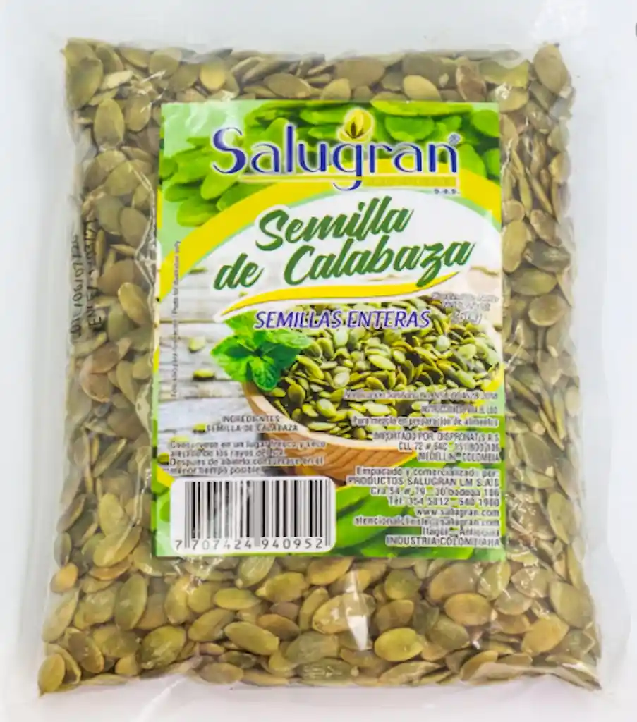 Salugran Semillas de Calabaza Enteras