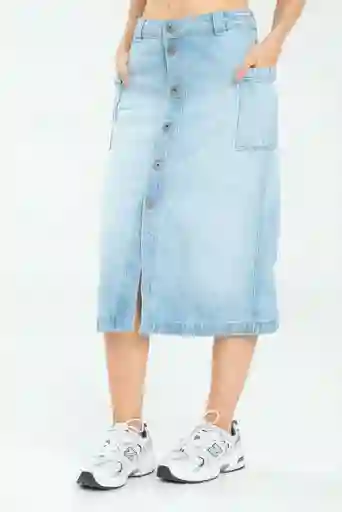 Falda Midi Botones