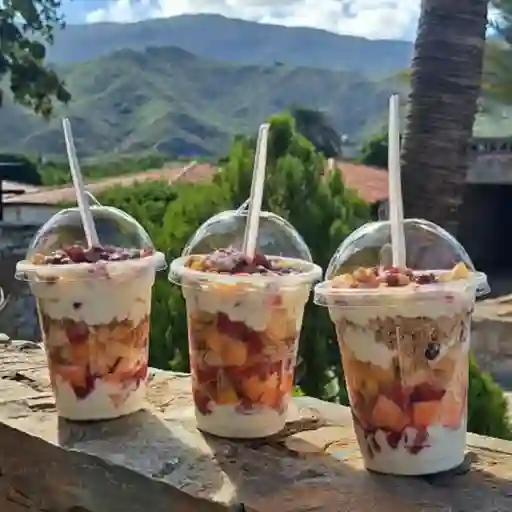 Granola tipo parfait