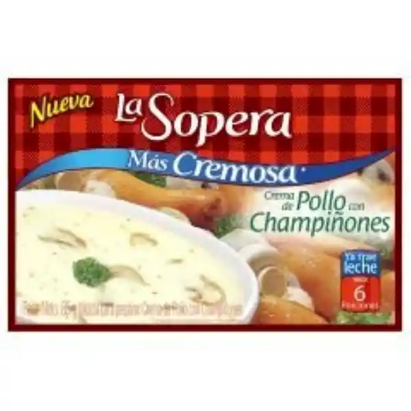 La Sopera Crema Pollo Champiñones Crema