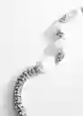 Collar Olympia Plata Talla 99 Mujer Mango