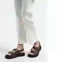 Pantalón Polen Mujer Crudo Cannoli Claro 12 532E323 Naf Naf