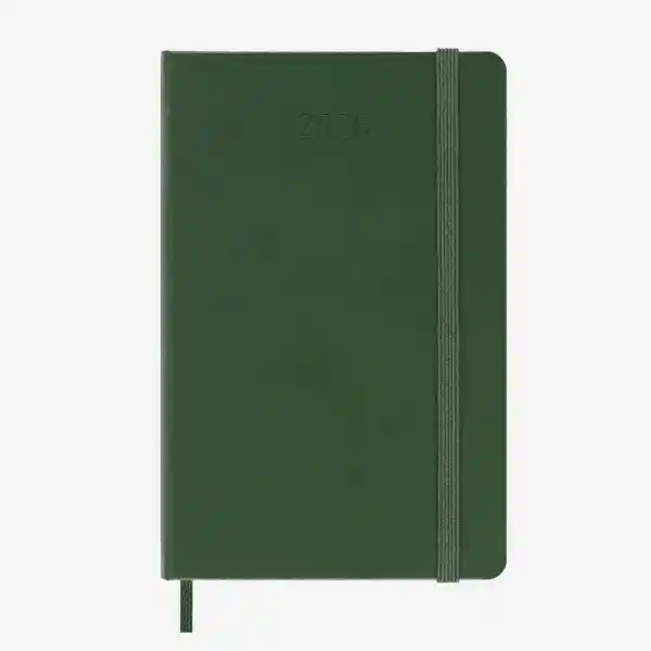 Moleskine Agenda Diaria Verde Pequeña Hc 2026