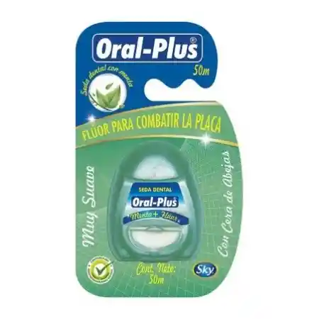 Oral-Plus Seda Dental con Flúor y Menta