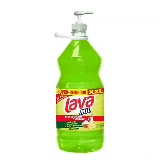 Lavaloza Lava Mil Liquido Lima Limón Bicarbonato (3000 Ml)