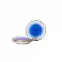 Ambiente Gourmet Plato Tronco Azul 21.5 cm