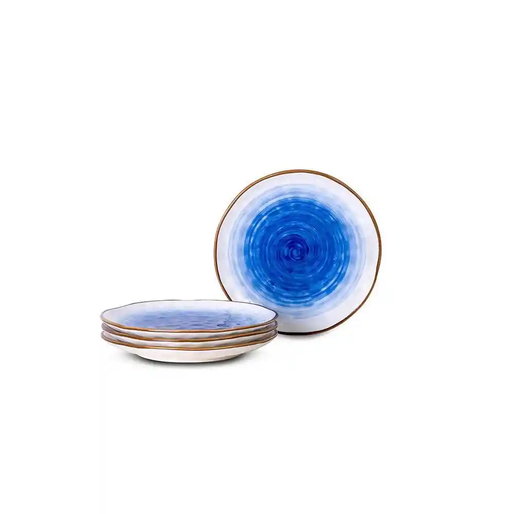 Ambiente Gourmet Plato Tronco Azul 21.5 cm