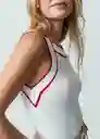 Esqueleto Tejido Mujer Crudo Puro Claro Talla L 082G026 Naf Naf