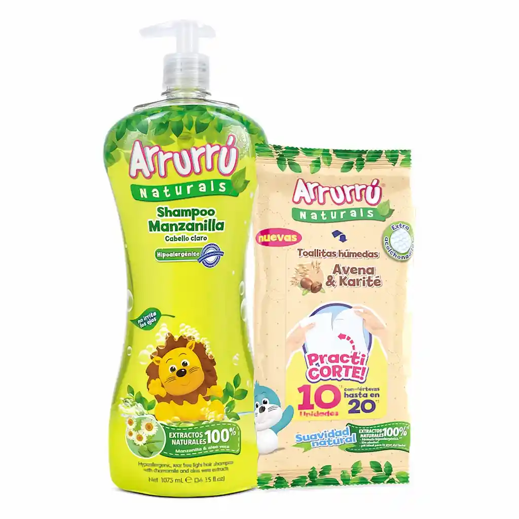 Arrurru Shampoo Romero Y Toallita