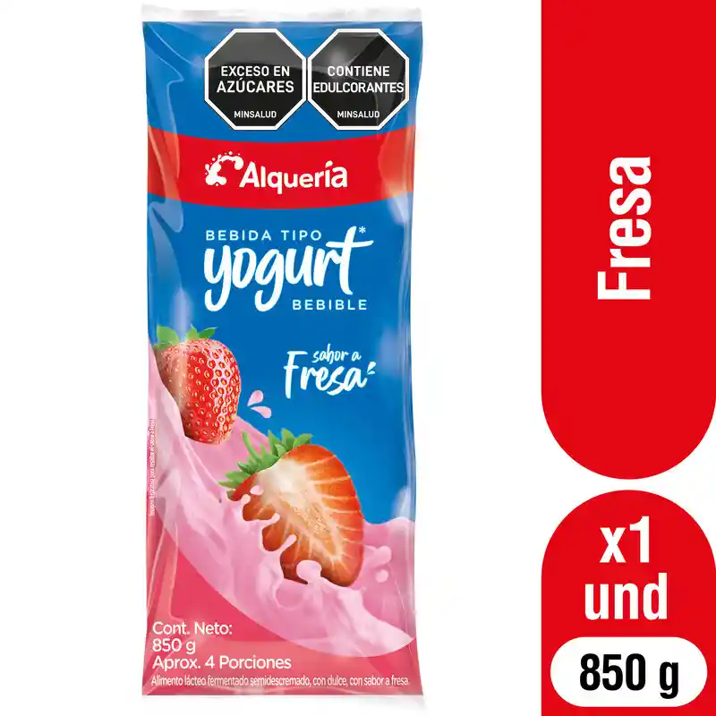 Fortikids Alimento Lácteo Fermen Semidesc Fresa