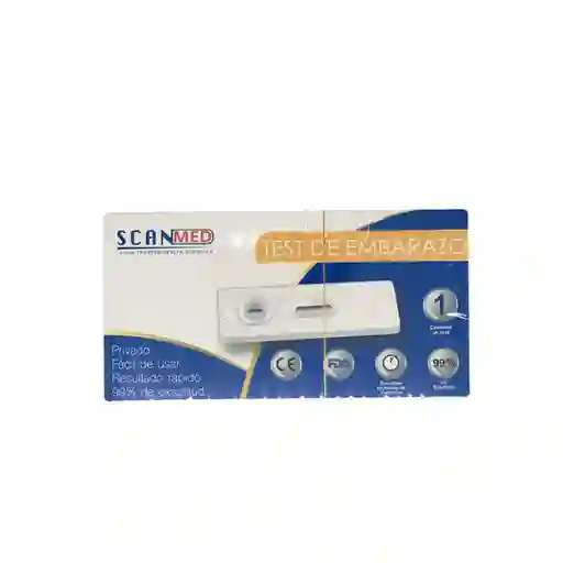 Scanmed Test de Embarazo Cassette