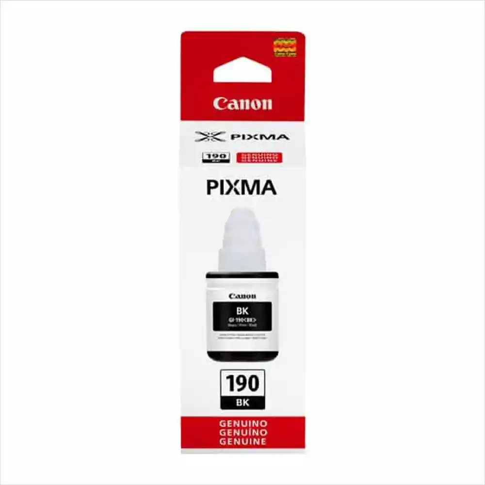 Canon Tinta 190 Negro Para Impresoras G2100 G3100 G3101 G4100