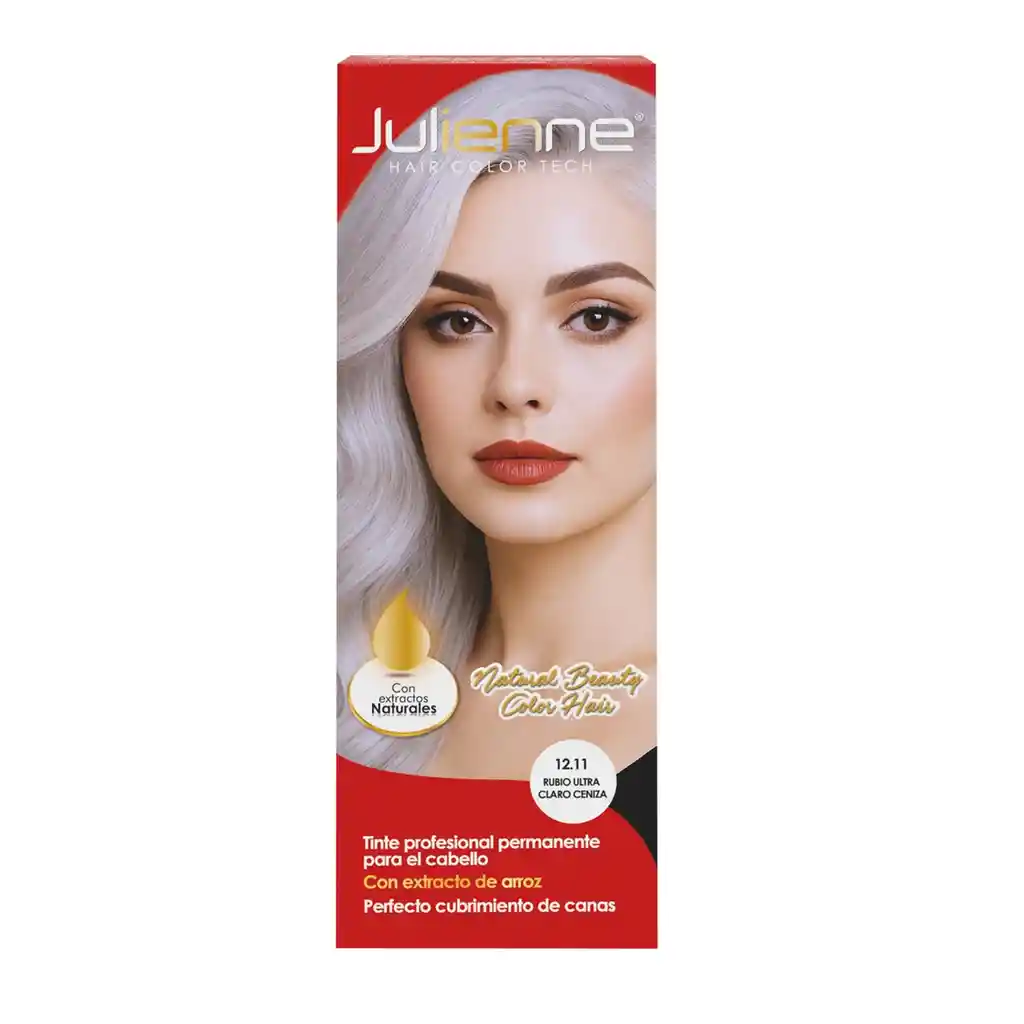 Tinte Julienne Tubo Rubio Ultra Claro Ceniza 12-11