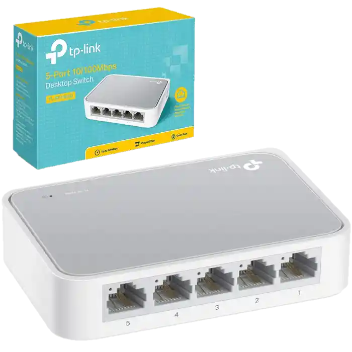Switch 5 Puertos 10/100 Tp-link Tl-sf1005d