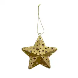 Adorno Estrella Con Puntos Bosque Krea