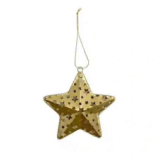 Adorno Estrella Con Puntos Bosque Krea