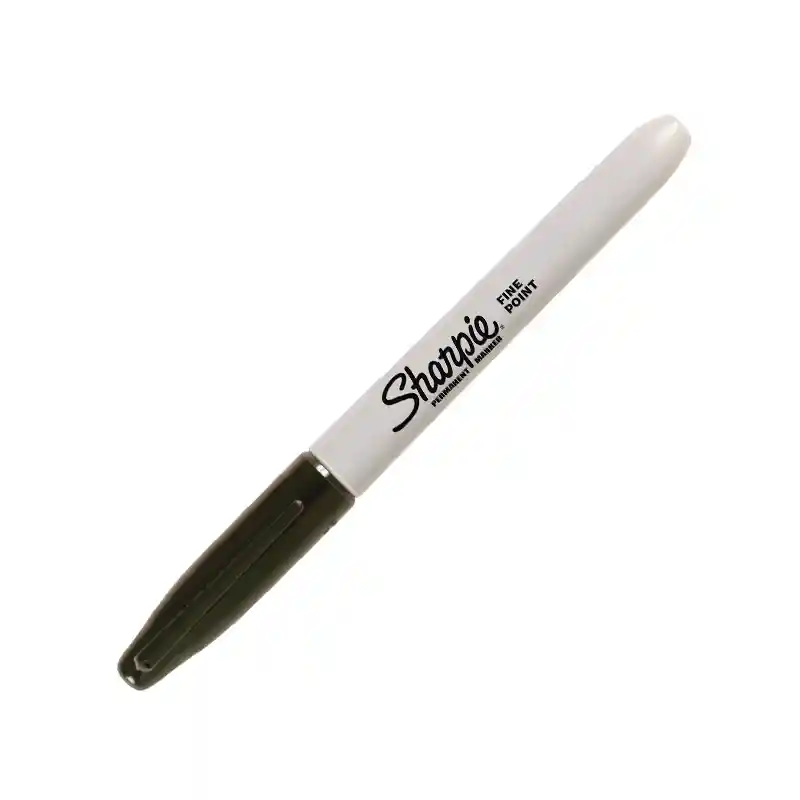 Sharpie Marcador Permanente Punta Fina Color Negro