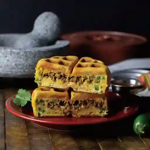 Waffle Strogonoff de Lomito