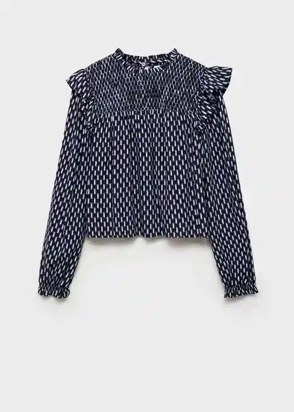 Blusa Spiritt Navy Talla 22 Teen Niñas Mango