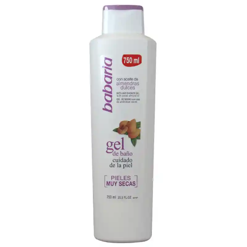 Babaria Gel de Baño con Aceite Almendras Piel Seca