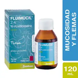 Fluimucil Niños Jarabe Sabor a Frambuesa (120ml)