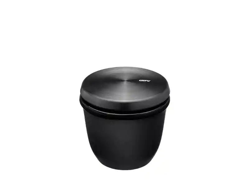 Gefu Pepper Mill With Salt Shaker Black