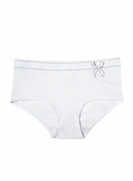 St Rina Panty Clásico Para Niña Blanco Talla 8