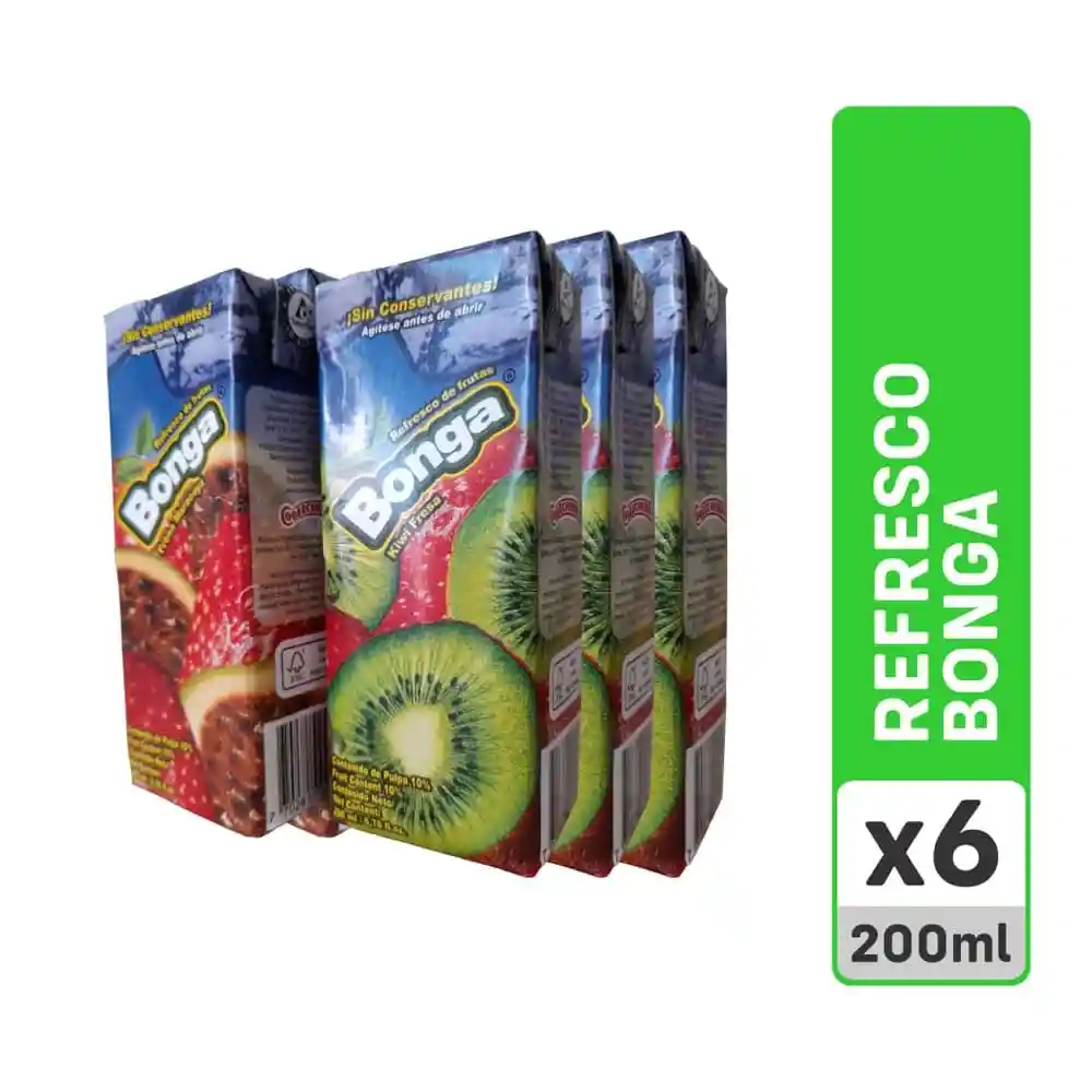 Refresco Coolechera Surtido 200 Ml Tetrapack X6 Unds