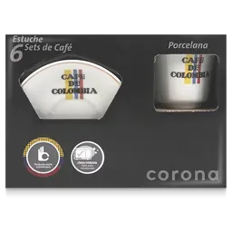 Corona Estuche Café 6 Ternos Colombia
