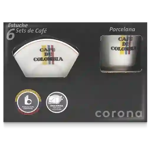 Corona Estuche Café 6 Ternos Colombia