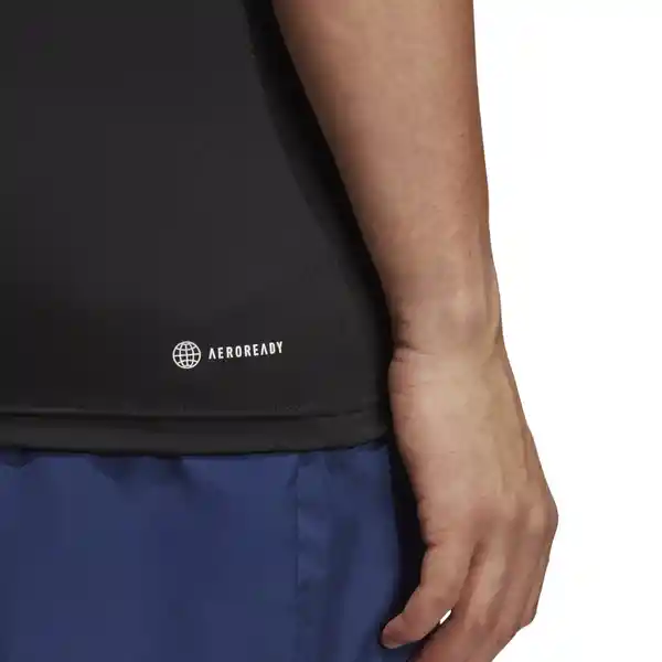 Adidas Camiseta Tr-es Stretch Para Hombre Negro Talla XL