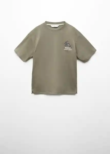 Camiseta Hawaii Khaki Talla 10 Niños Mango