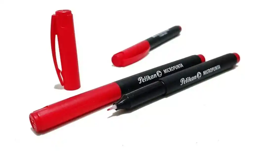 Pelikan Lapicero Micropunta Rojo