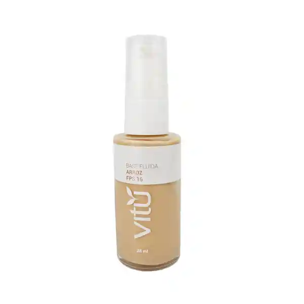 Vitu Base Fluida Arroz Y Spf16 02 Avellana 30 Ml